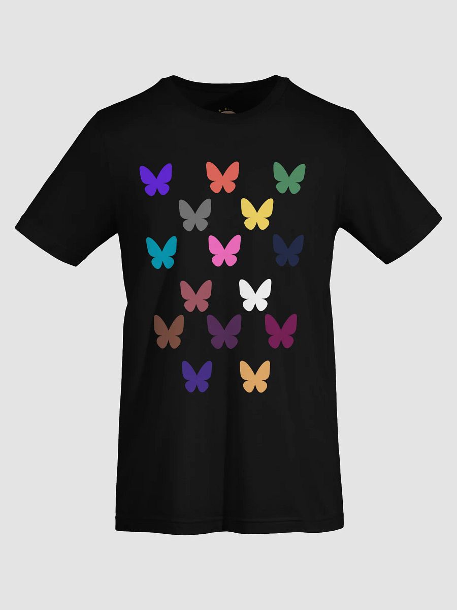 Warm Butterfly Cozy Aesthetic Tee - Fall Colors Comfort Shirt product image (7)