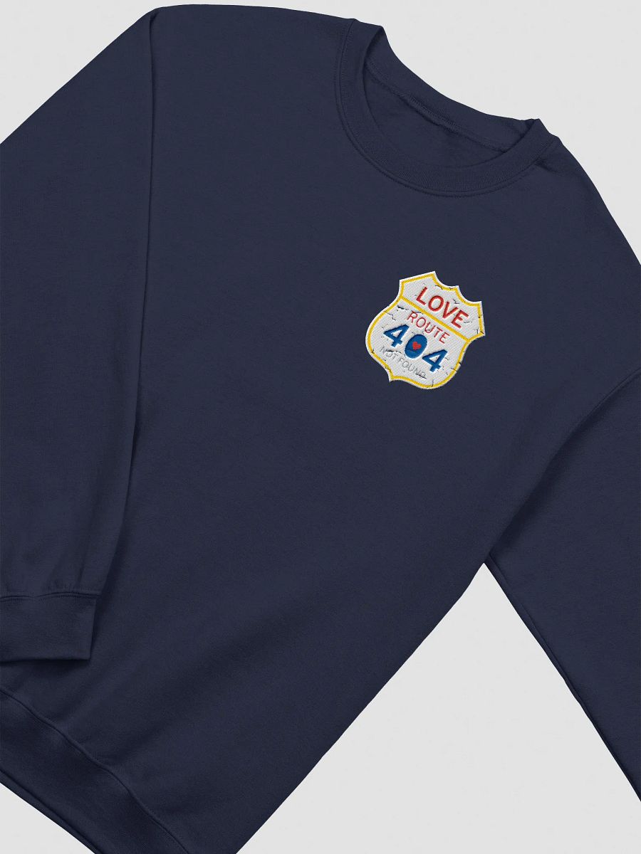 Vintage Love Route 404 Not Found Sweatshirt (Embroidered), Cozy Crewneck, Perfect Gift for Road Trip Lovers, Casual Fashion, Unisex Sweater product image (23)