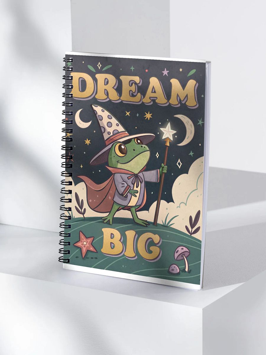Wizard Frog Spiral Notebook product image (4)