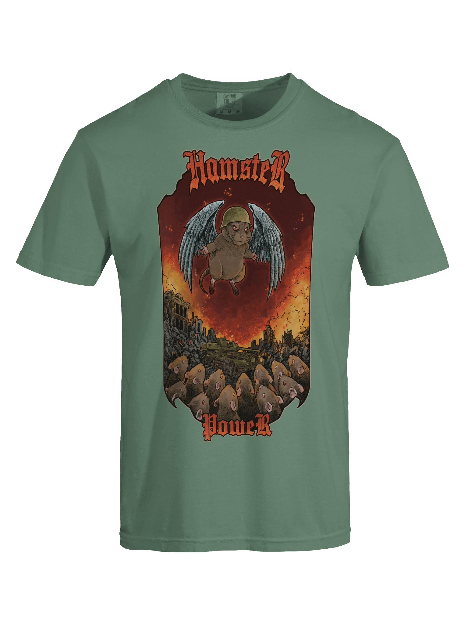 HAMSTER POWER GRAPHIC TEE (Unisex) product image (39)