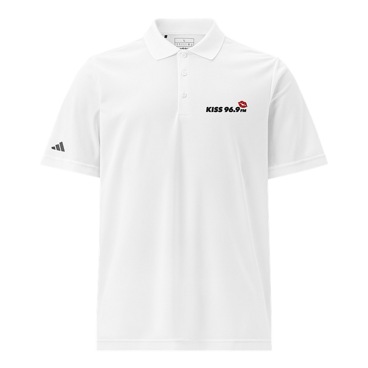 Kiss 969 Logo White Adidas Polo Shirt product image (1)