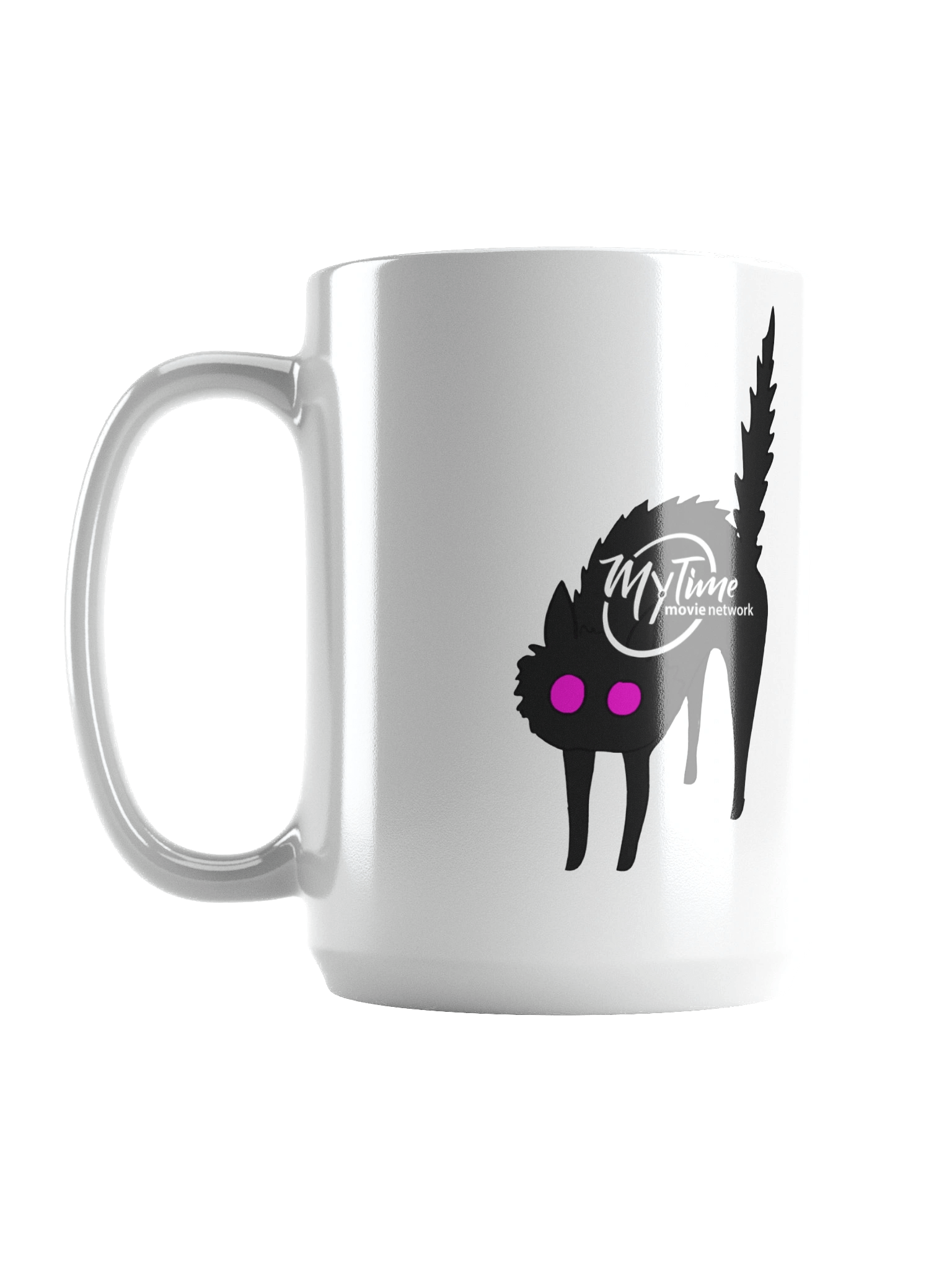 Spooked Cat Mug | MyTime Movie Network | Thriller Collection product image (1)