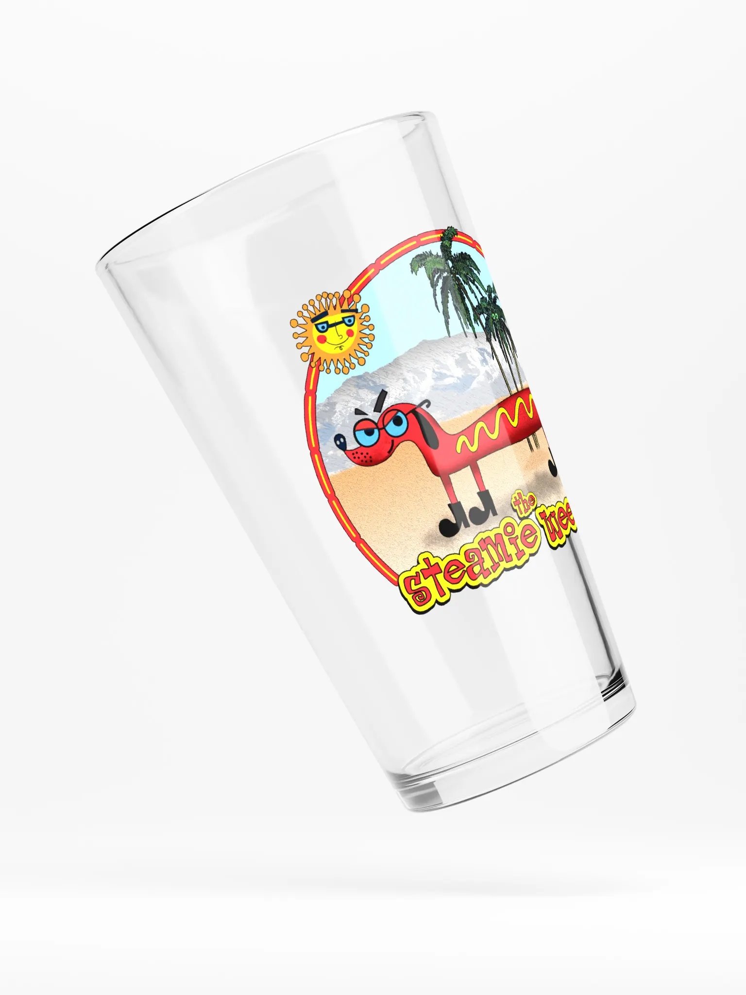Retro Logo Pint Glass product image (4)