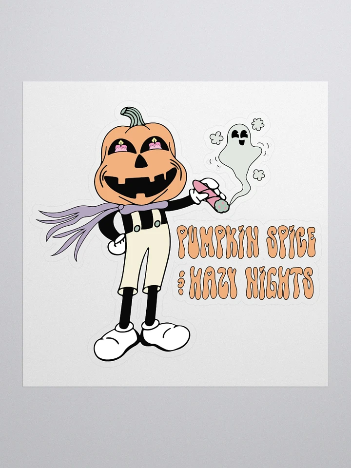Pumpkin Spice & Hazy Nights Sticker product image (1)