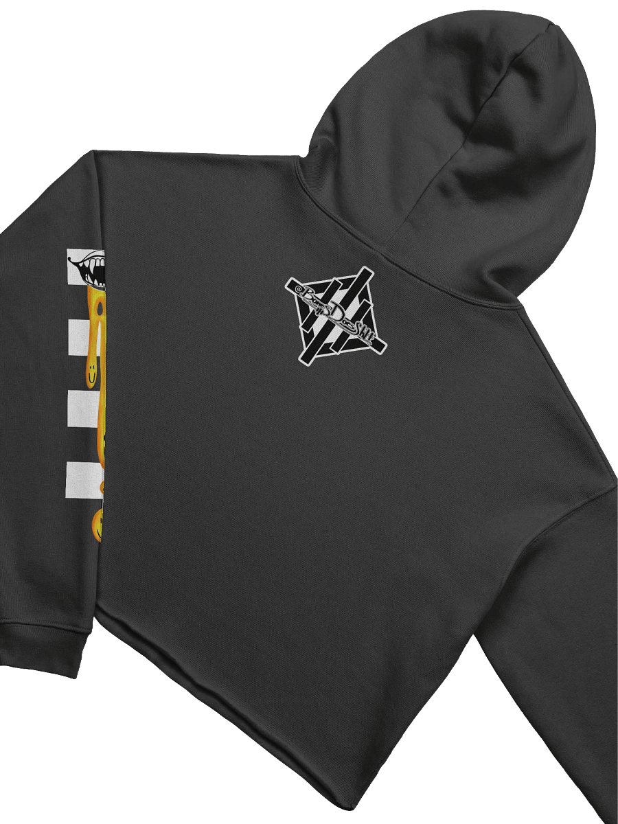 Oozing Smile Splash Fangs Crop Hoodie product image (4)