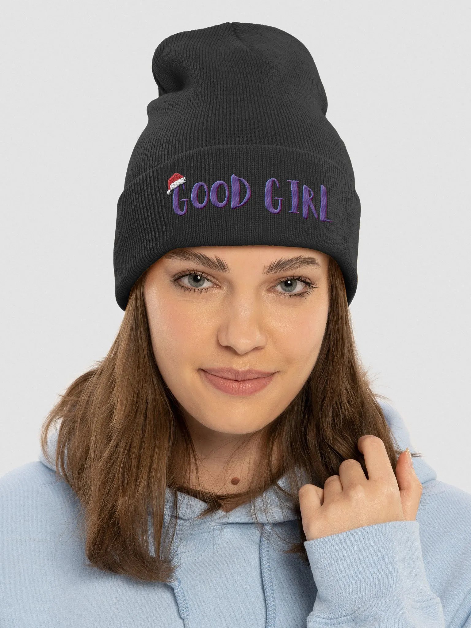 CHRISTMAS GOOD GIRL BEANIE product image (3)