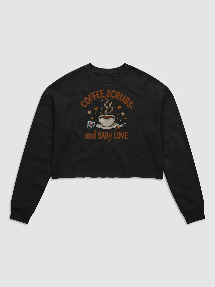 Mommy Fuel Fleece Crop Sweatshirt product image (2)