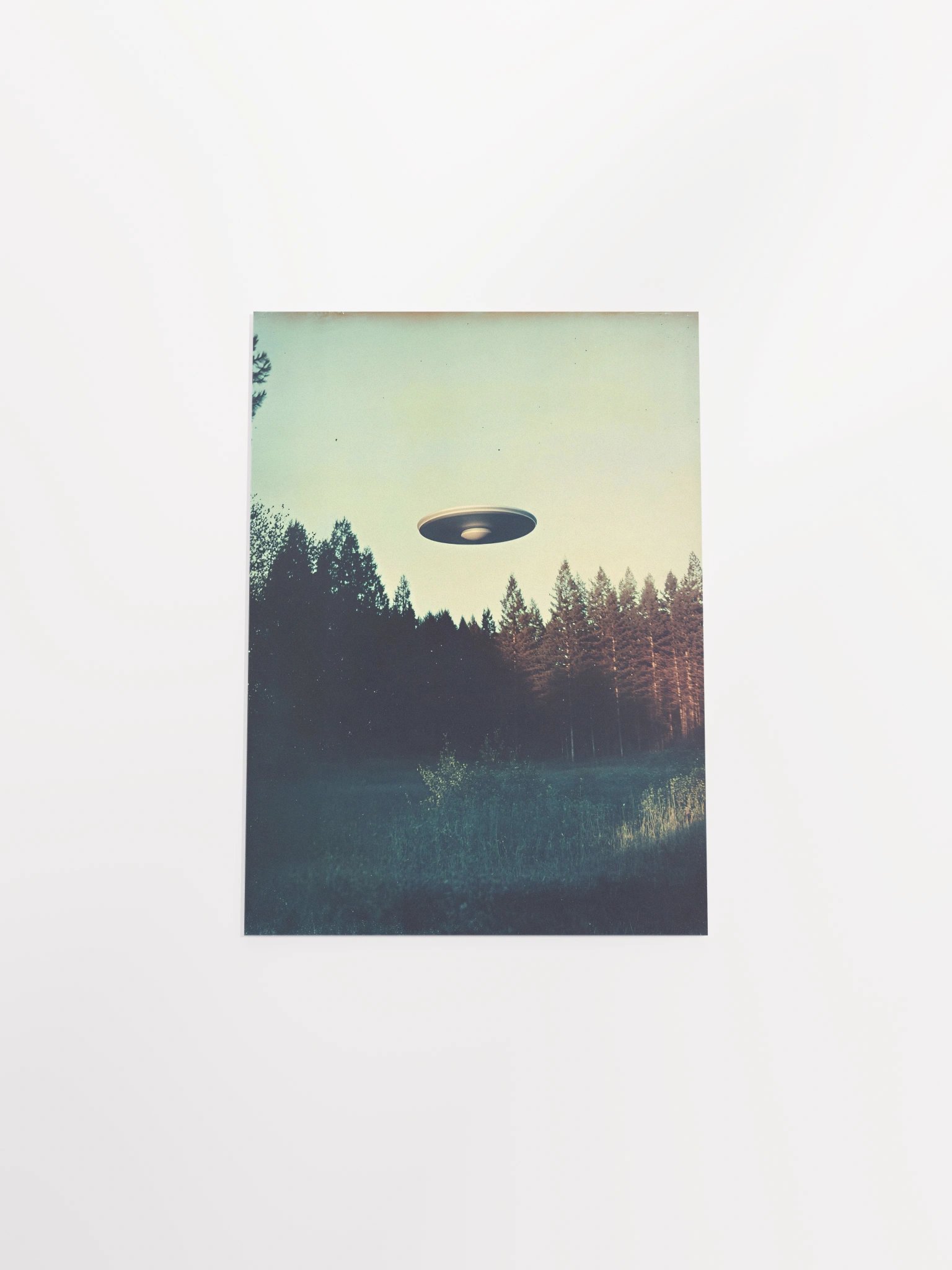 The Truth is Out There / The X-Files photo of UFO 60s — sci-fi poster, movie art, I want to believe poster, space print, aliens wall decor product image (9)