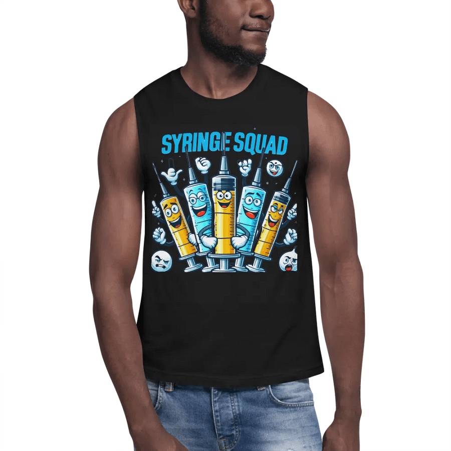 Syringe Squad Unisex Muscle Tank product image (7)