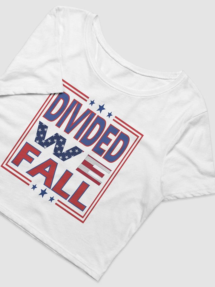 Divided We Fall - USA - Bella+Canvas Women's Crop Tee product image (2)
