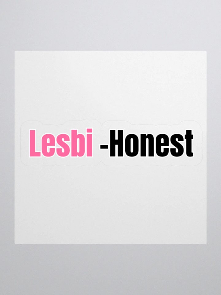 Lesbi-Honest Sticker product image (4)