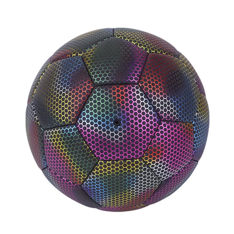 Reflective Football Glow in The Dark Soccer Ball Size 5 Training Ball product image (5)