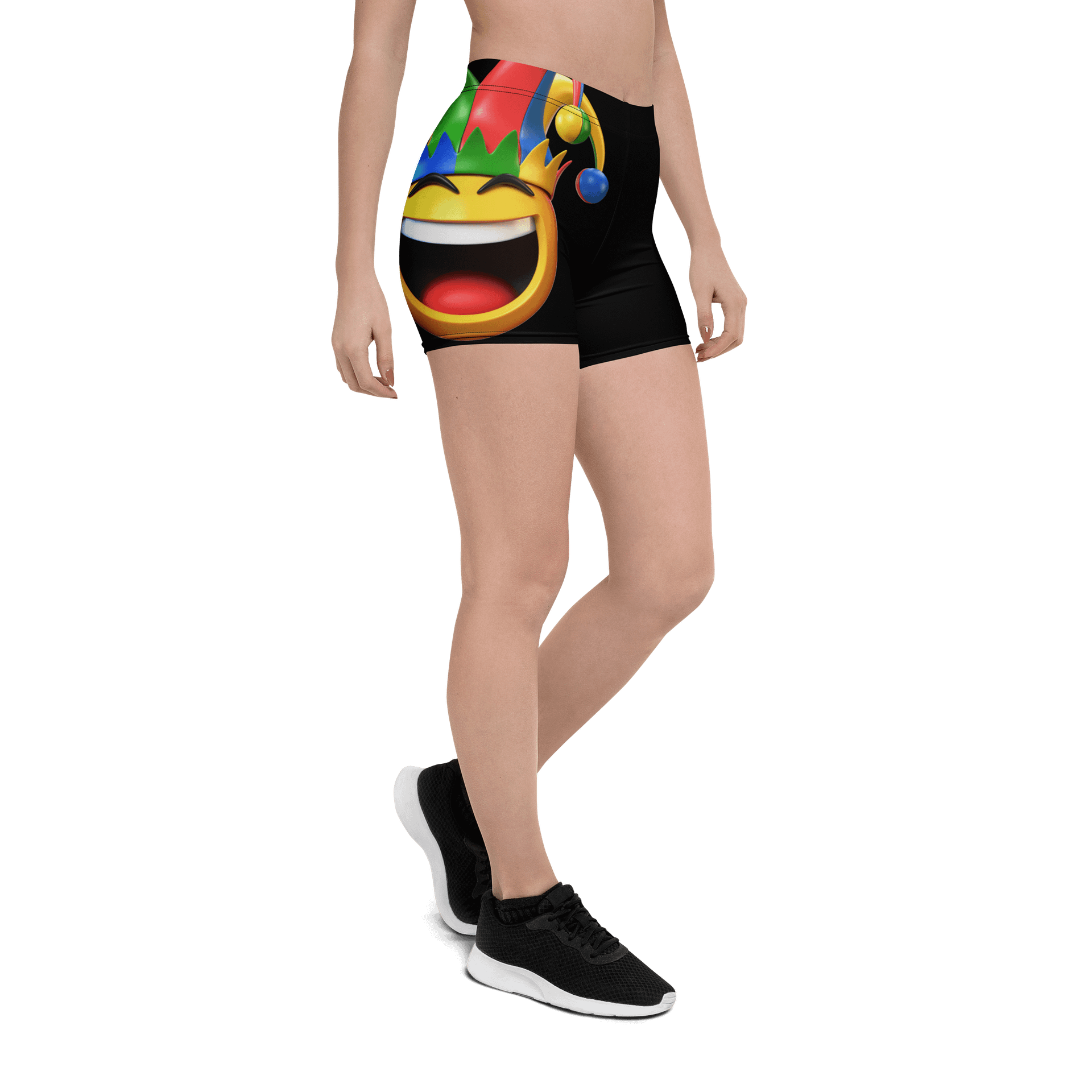 Jester Emoji All-Over Print Shorts product image (6)