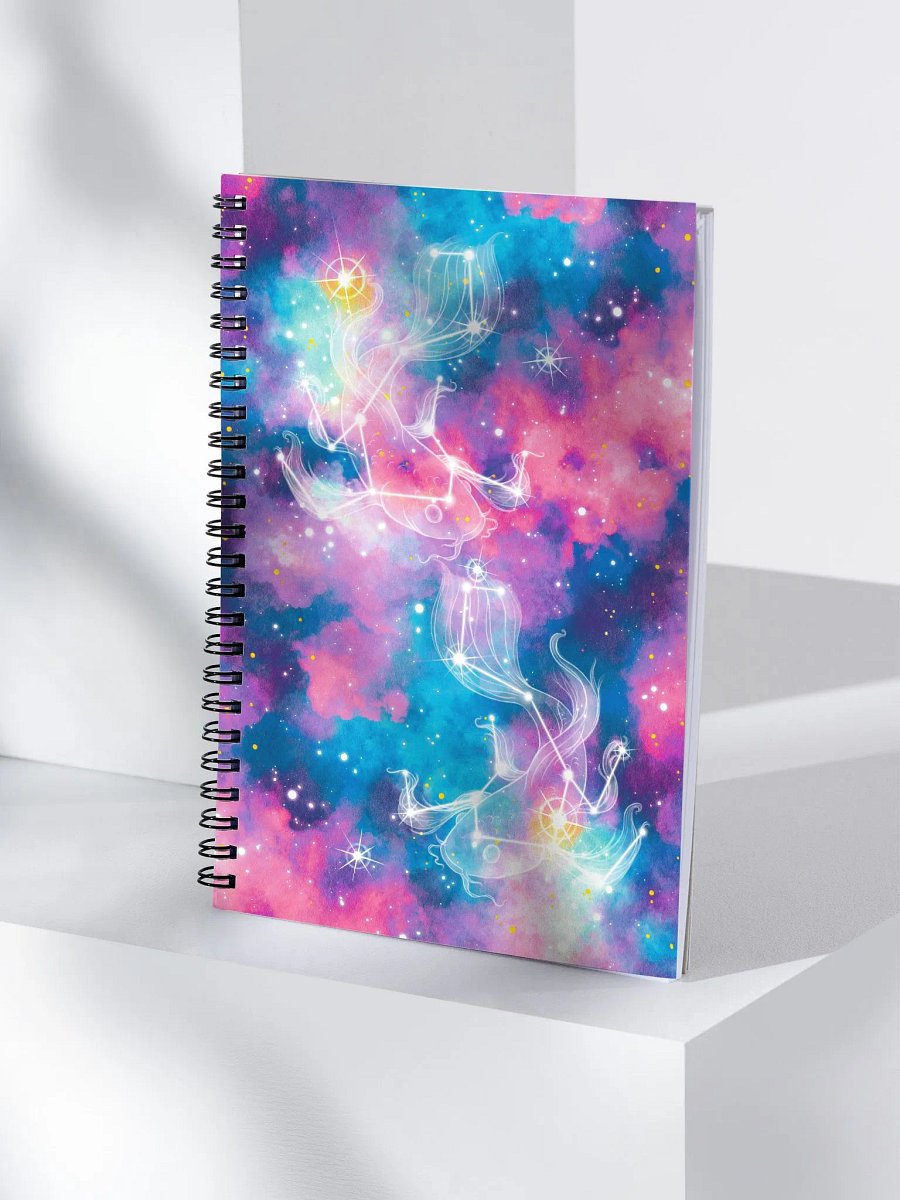 Cotton Candy Galaxy - Twin Galaxy Koi Constellation Notebook product image (6)