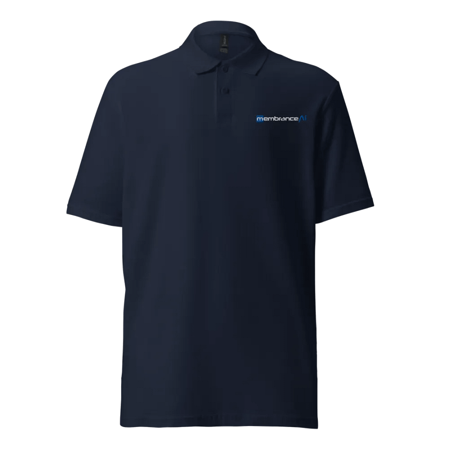 Membrance® AI Embroidered Polo Shirt product image (2)