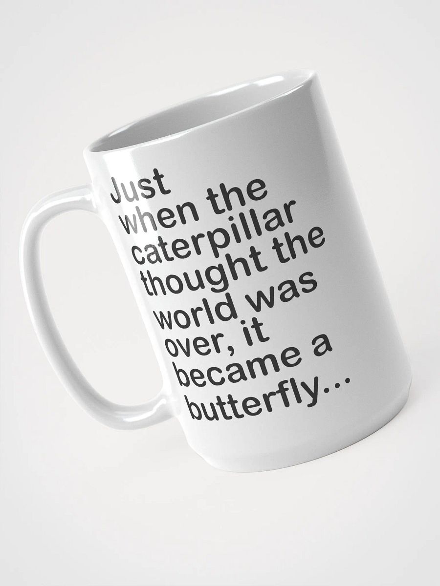 Caterpillar became a butterfly - mug product image (3)