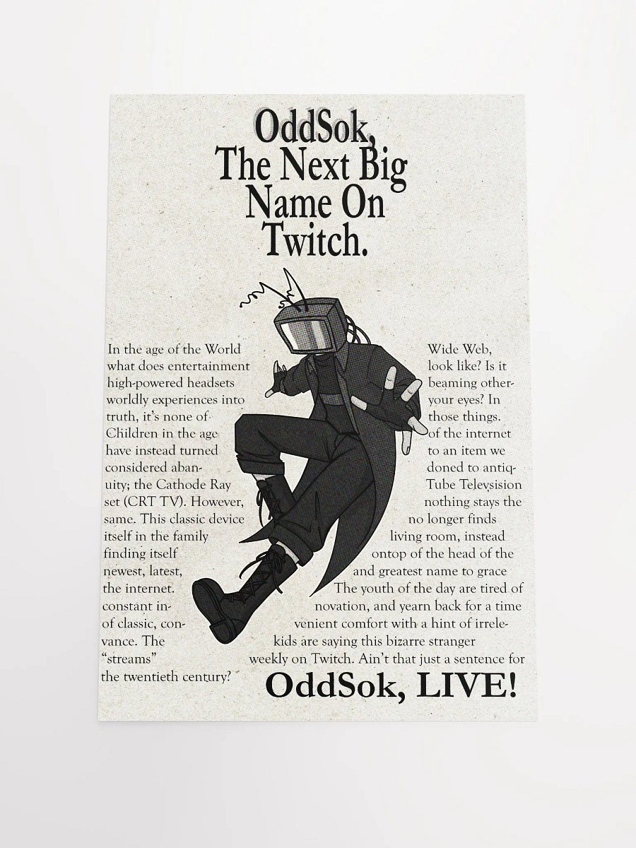 [[NEXT BIG THING]] Retro Matte Poster product image (1)