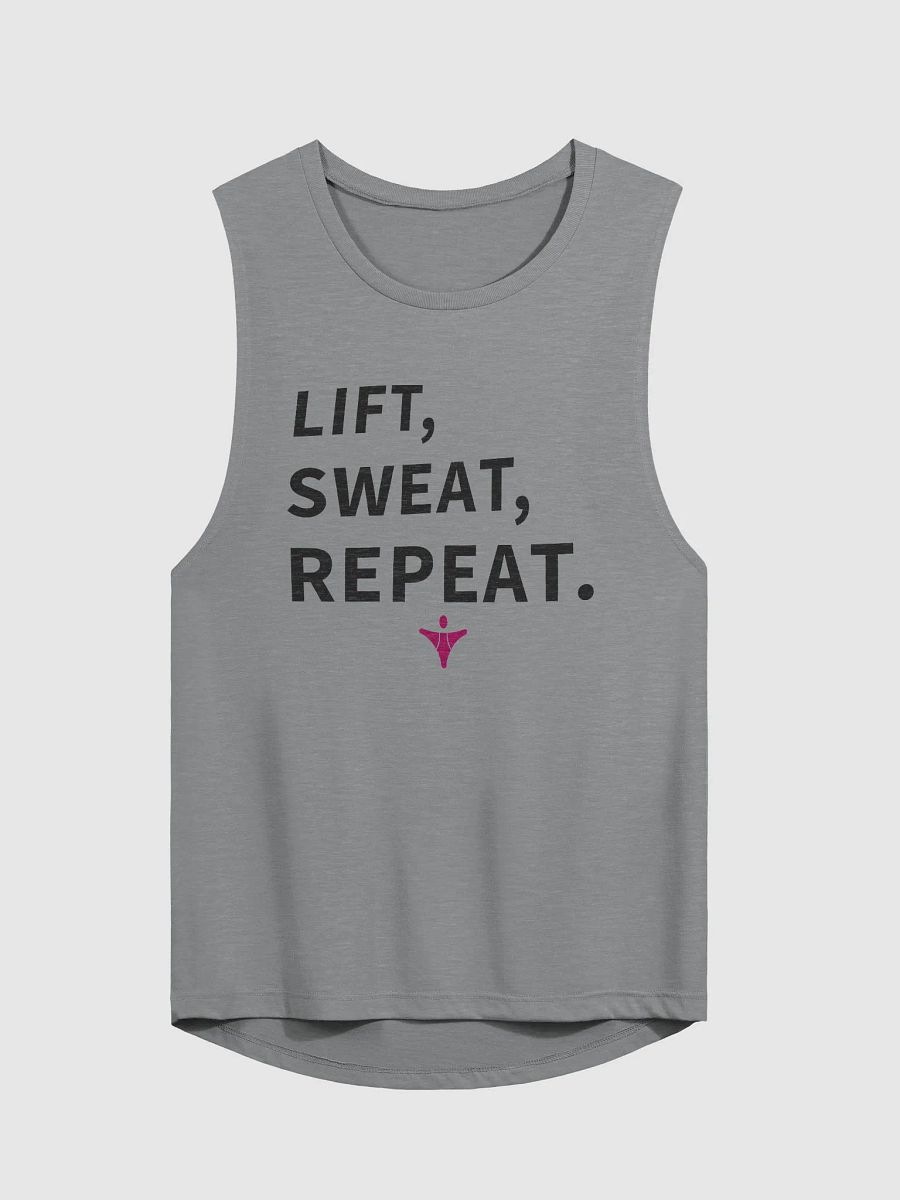LIFT SWEAT REPEAT | Muscle Tank (Dark Text) product image (3)