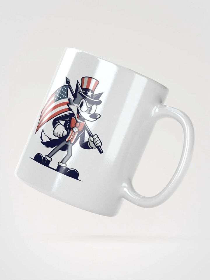 Wolf Uncle Sam Mug product image (2)