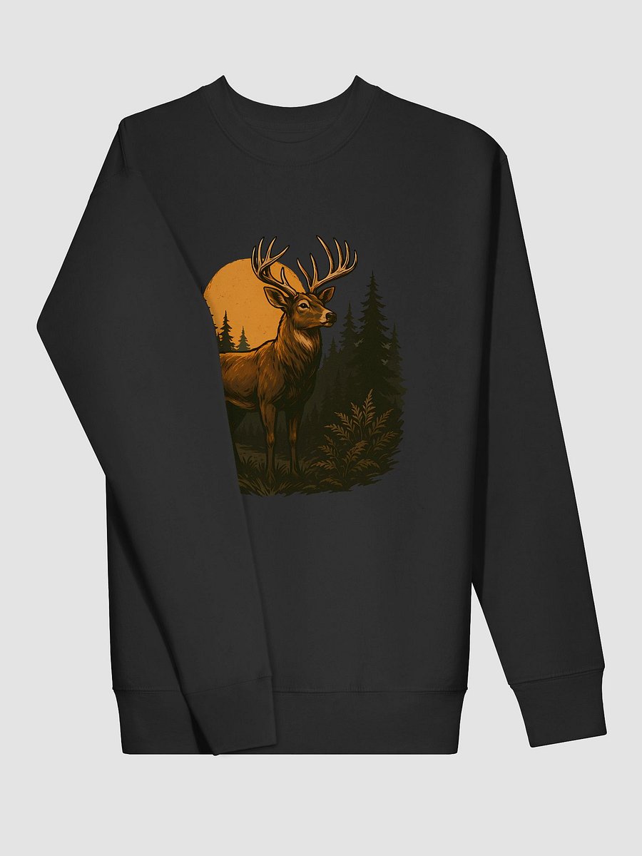 Rugged Deer Hunting Sweatshirt – Bold Antler Art for Outdoorsmen product image (3)