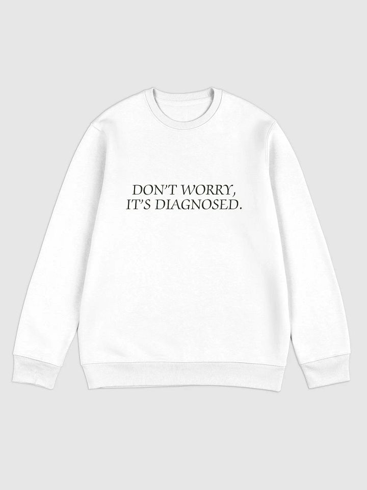 DW, IT'S DIAGNOSED. (black) printed eco crew product image (7)