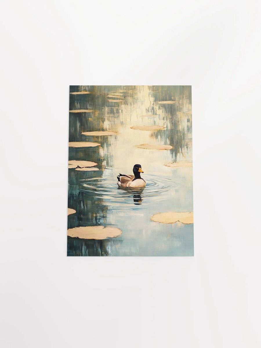 Tranquil Lake Duck - Rustic Farmhouse Wildlife Art product image (29)