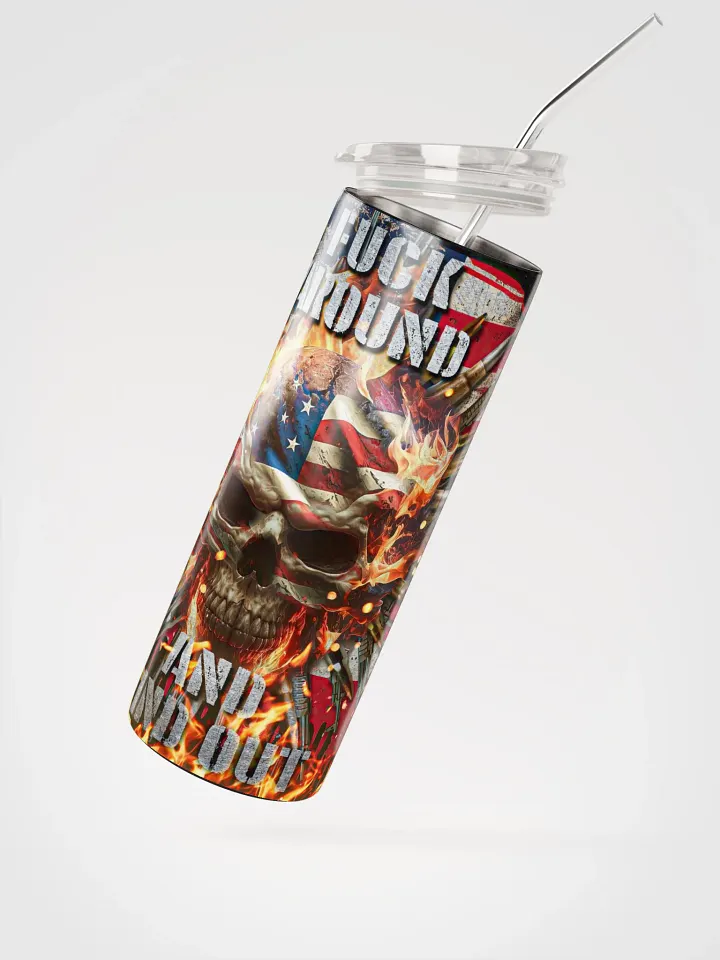 Patriotic Fury Stainless Steel Tumbler product image (2)
