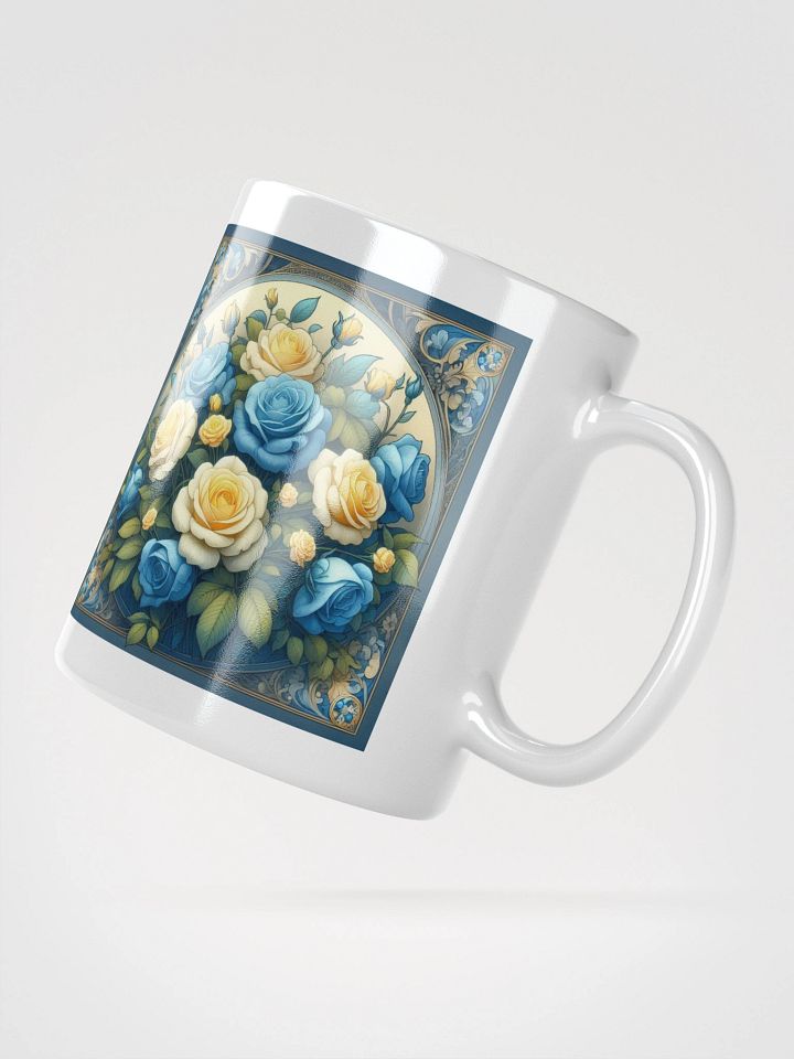 Blue & Yellow Floral Mug product image (6)