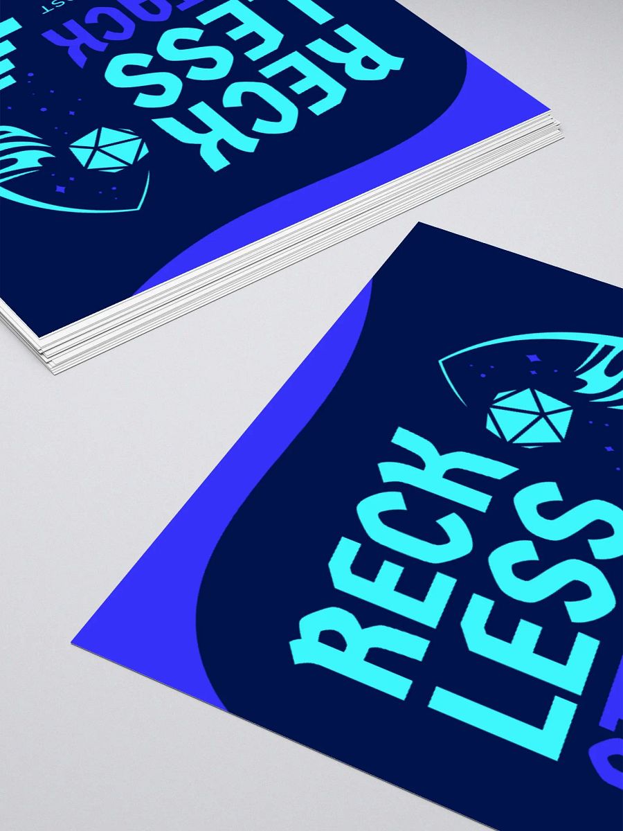 Reckless Attack Main Logo Sticker product image (10)