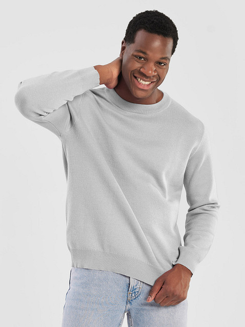 Knitted Crewneck Sweater Classic Fit