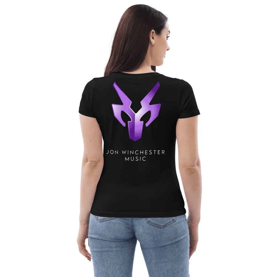 Women's Fitted Shirt with Purple Logo on Back product image (12)