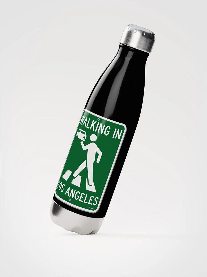 Walking in LA – Stainless Steel Water Bottle Vintage Print Edition product image (4)