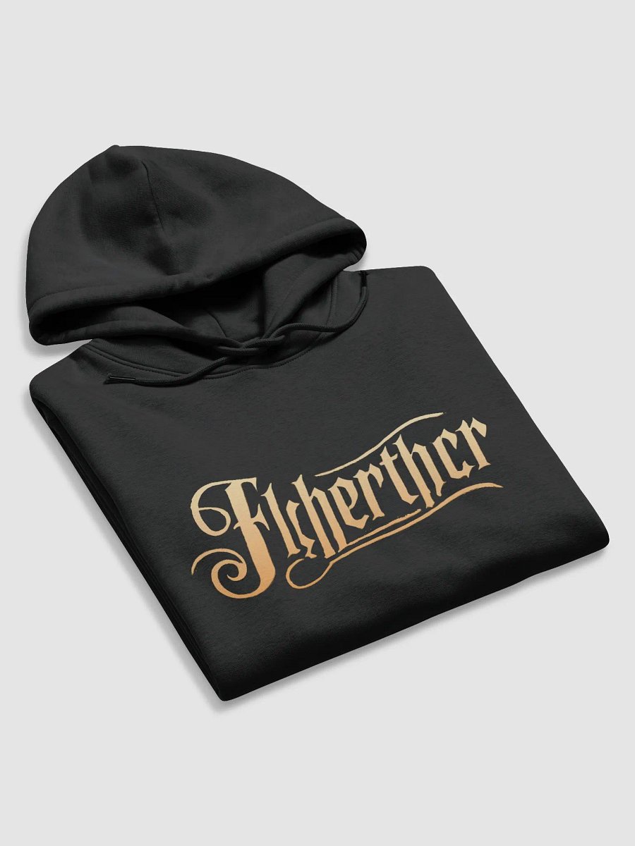 Golden Fisherther Ornate Script Hoodie product image (5)