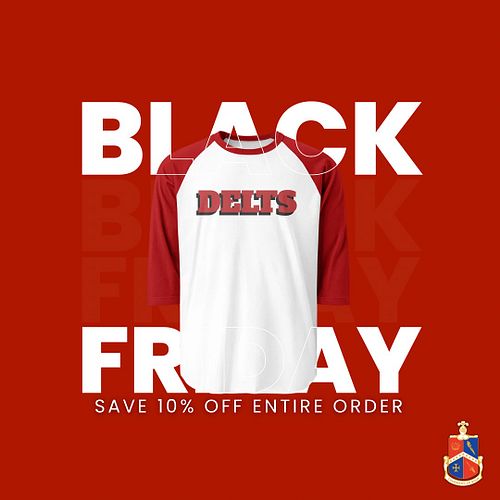 Don’t miss out, brothers! 🛍️ Take advantage of the Black Friday and Cyber Monday deals at the National Fraternity Store! Use ...
