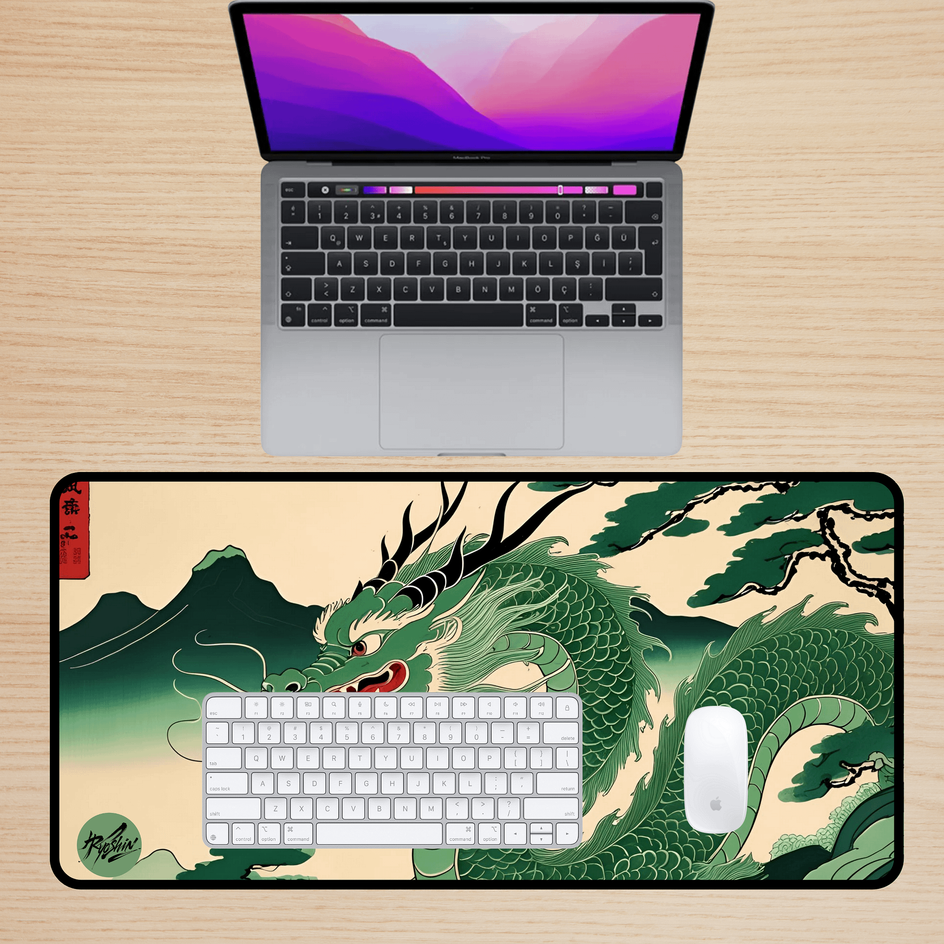 Ryoshin - Forest Guardian (Mori no Shugosha), Ancient Ryū Collection, Desk Mat product image (3)