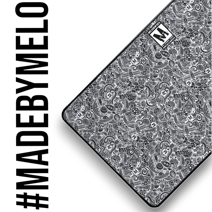 Dark Space Scribble - Desk Mat | #MadeByMELO product image (2)