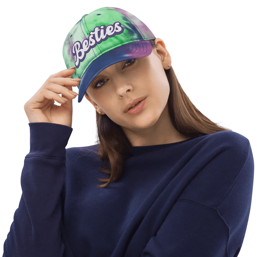 Groovy Purple Tie-Dye Hat product image (5)
