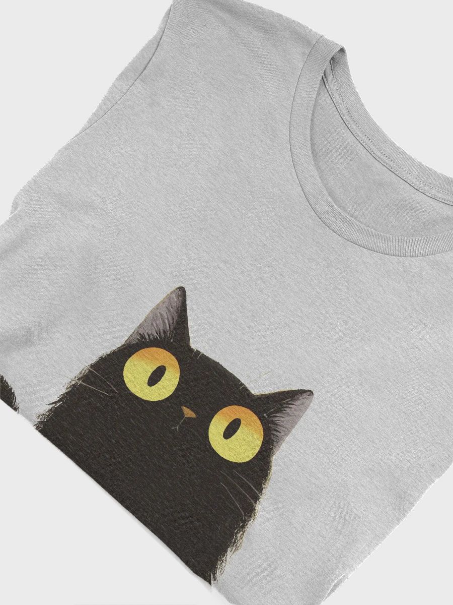 Cute black cat curiously staring at you product image (27)