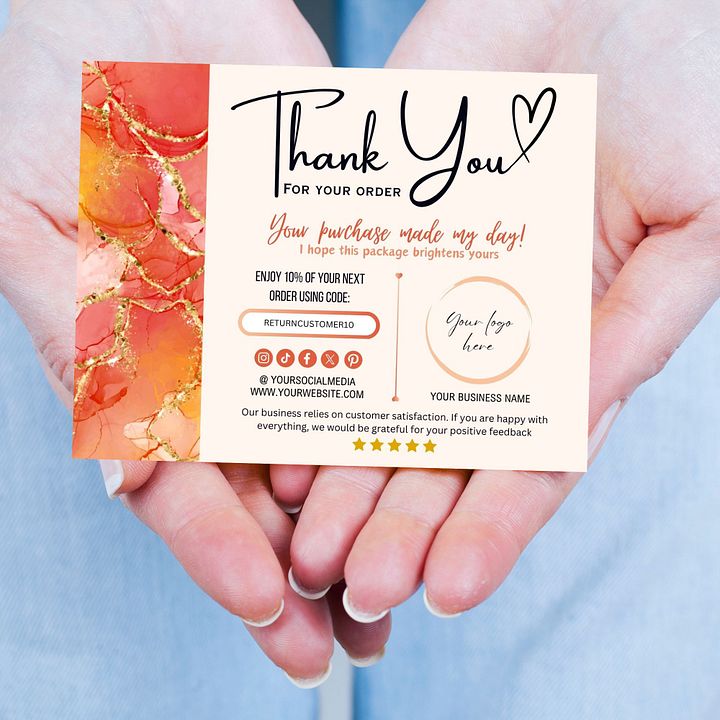 Alani - Thank You Card Template product image (2)