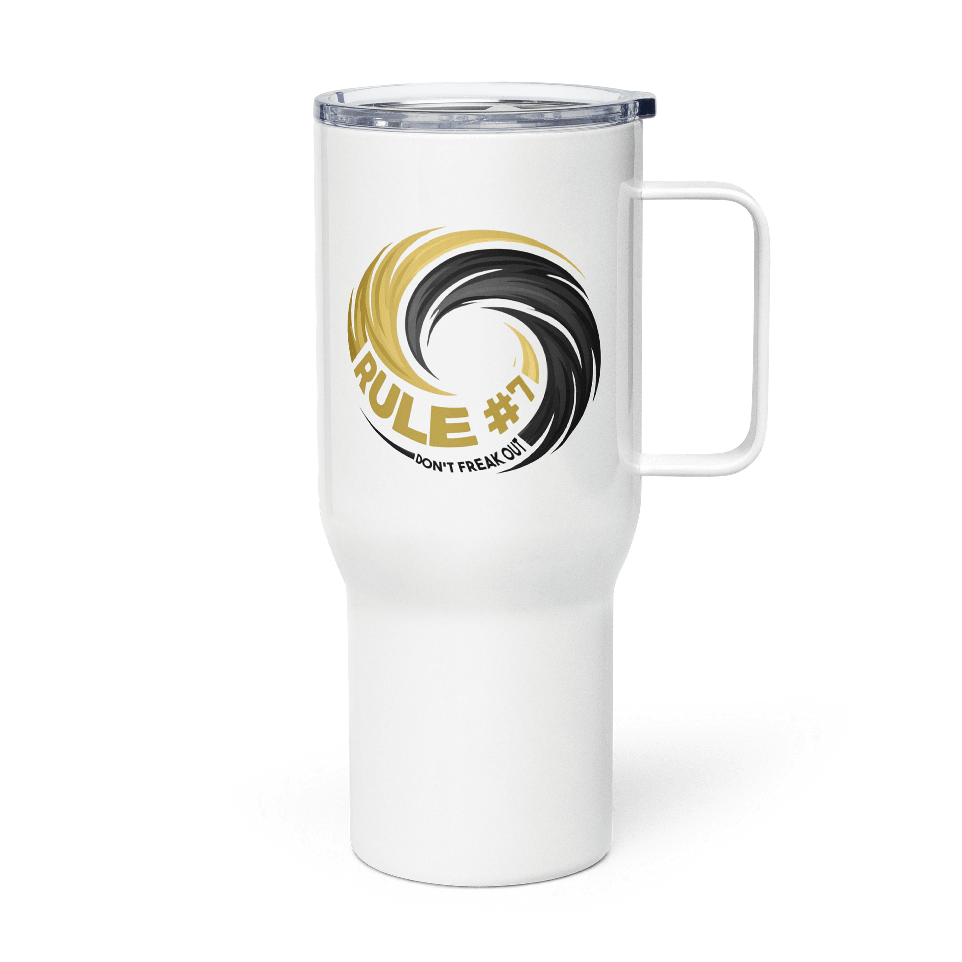 Rule #7 Travel Mug Black and Gold product image (4)