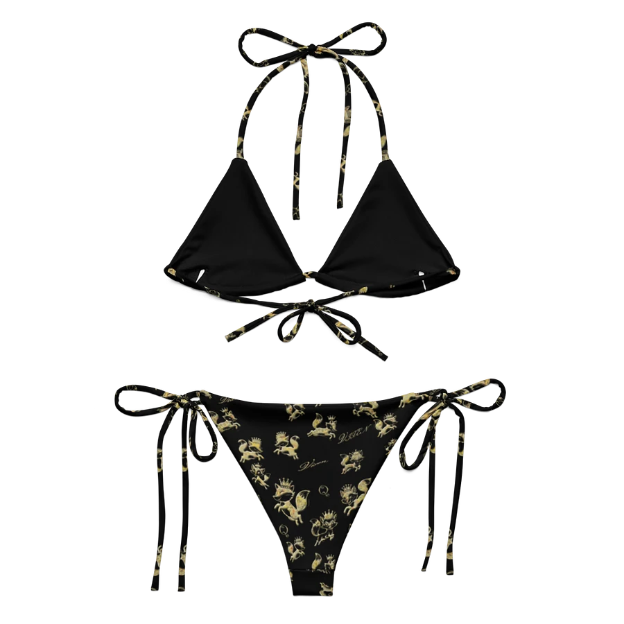 Vixen Queen Golden Vixen Black String Bikini product image (3)