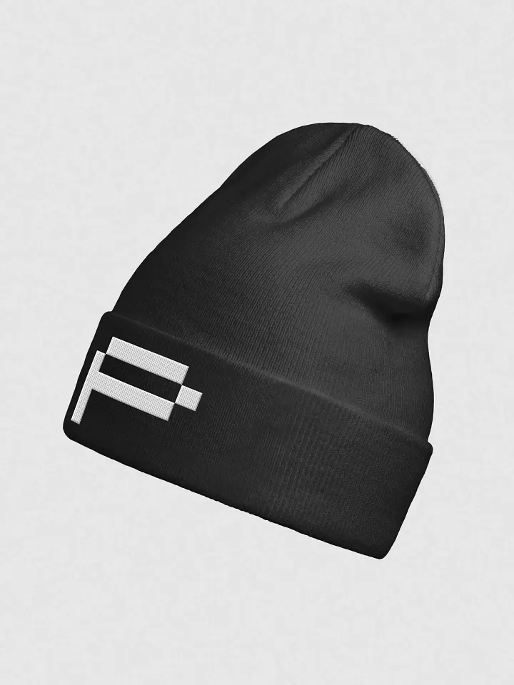 Pix Stitch 'P' White Otto Knit Beanie product image (2)