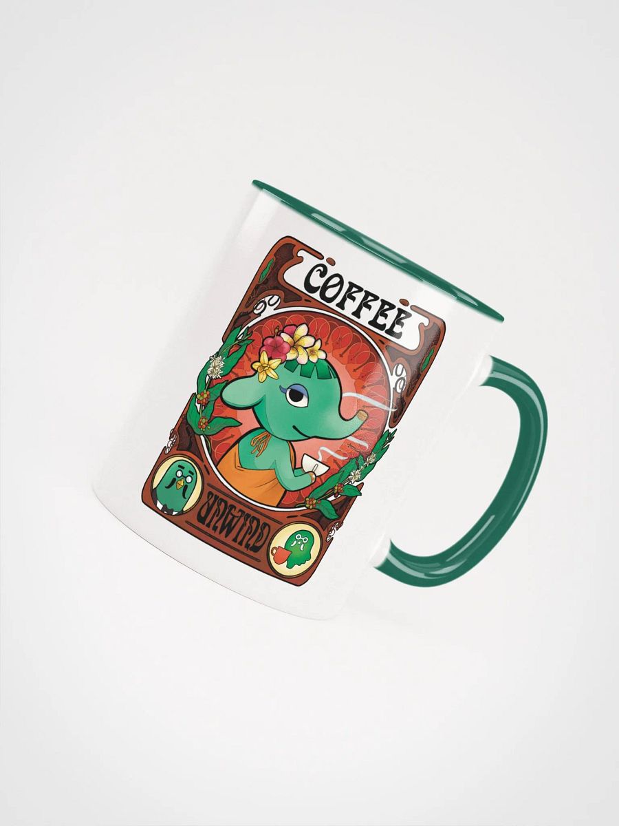 Art Nouveau Coffee-Core Opal Mug product image (25)