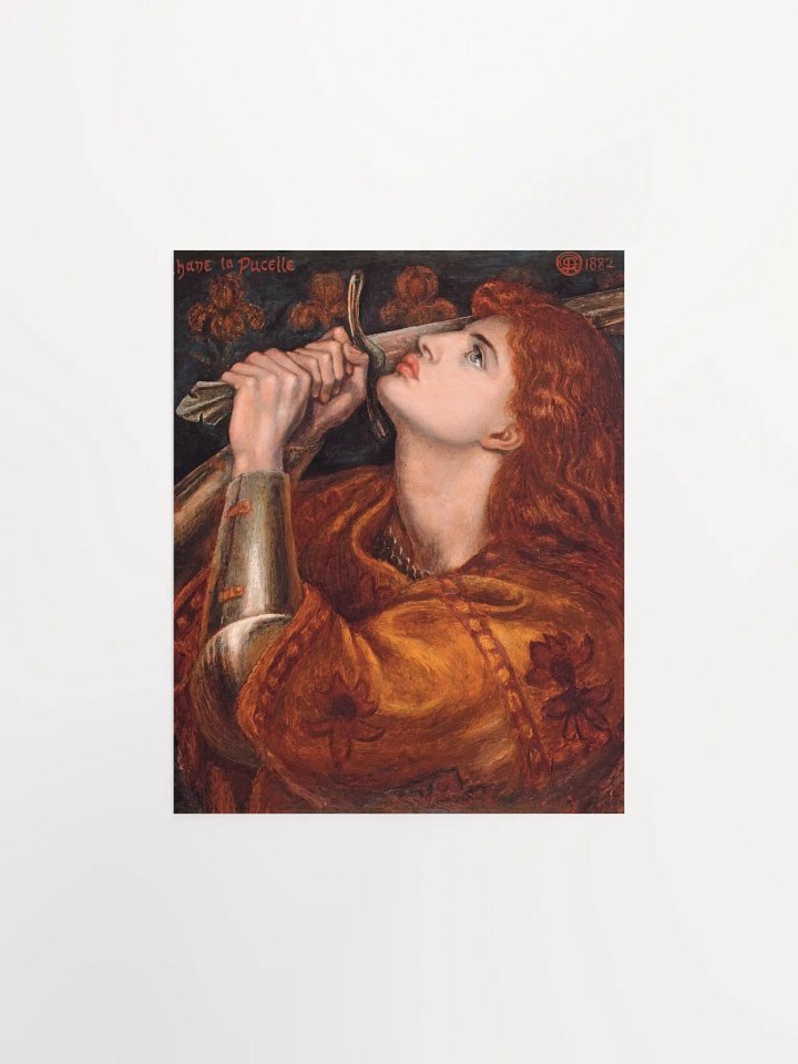 ''Joan of Arc'' by Dante Gabriel Rossetti Poster product image (1)