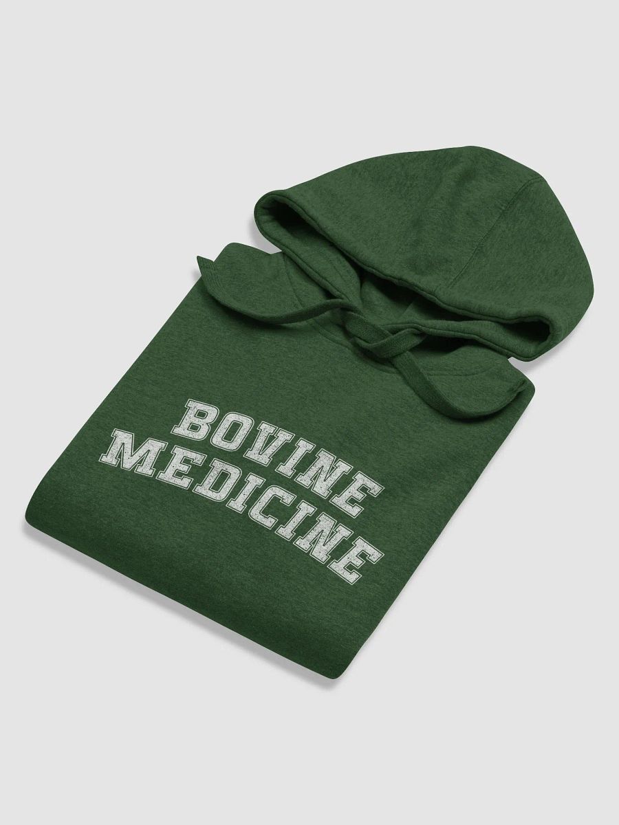 "Bovine Medicine" Hoodie (Yellow lettering) product image (4)