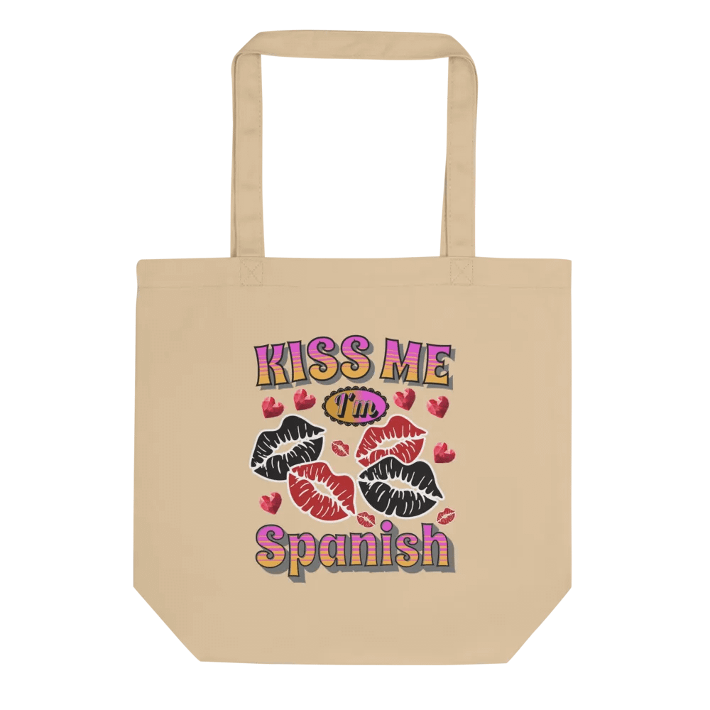 Kiss Me Im Spanish Eco-Friendly Tote Bag product image (1)
