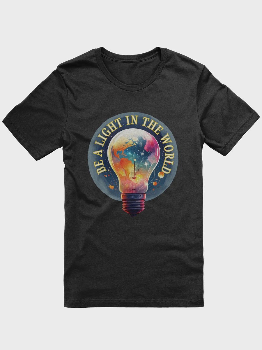 Reflective Bulbs Graphic T Shirt | Be A Light In The World product image (1)