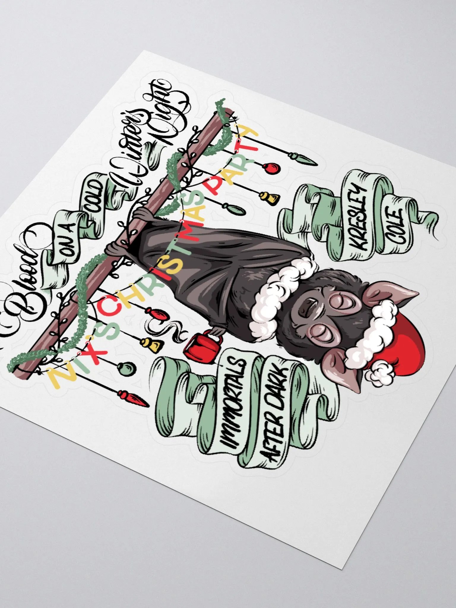 Bertil Christmas Sticker product image (3)