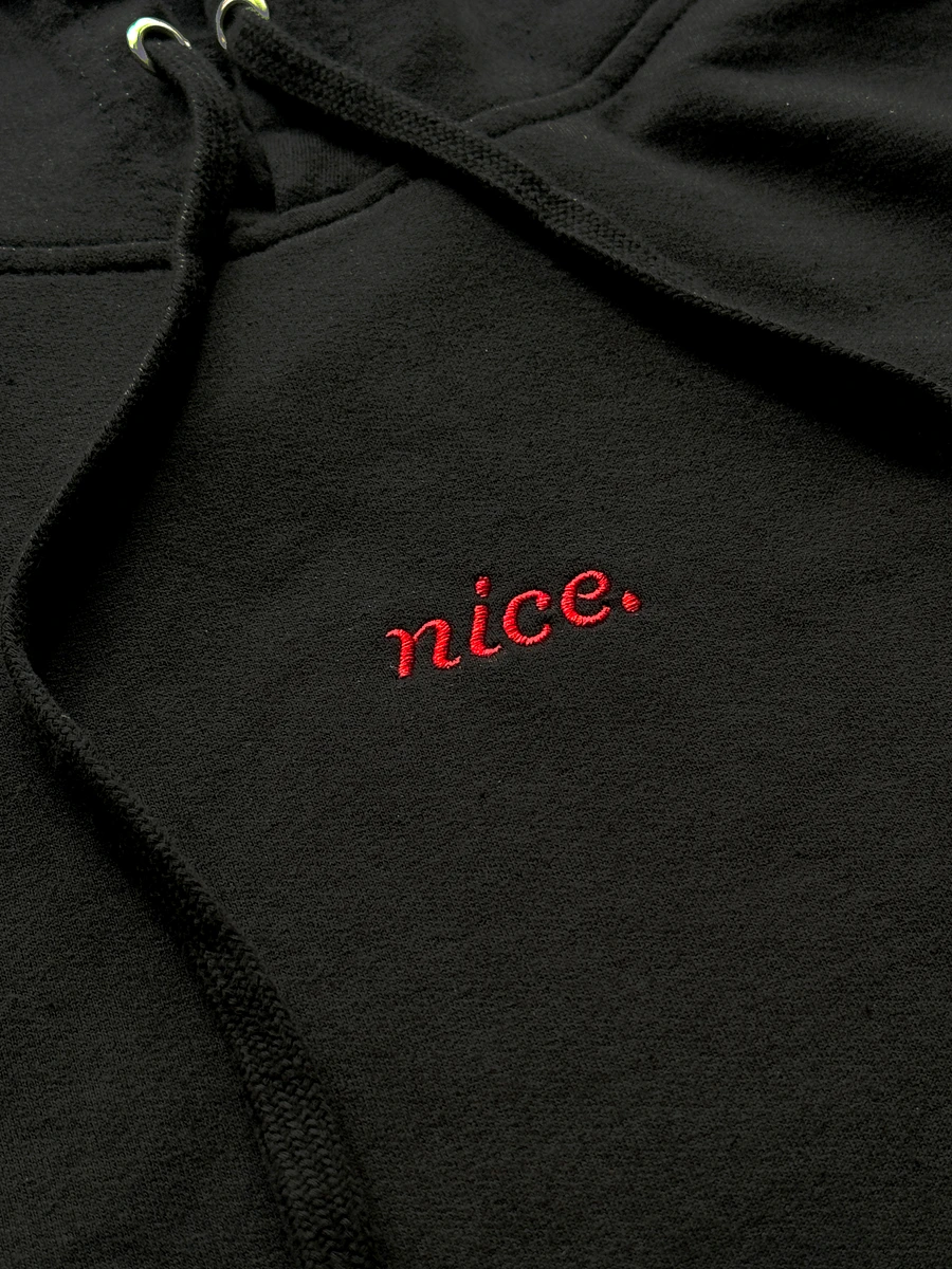 [LIMITED] Nice. Red Broken Heart Embroidered Hoodie product image (3)