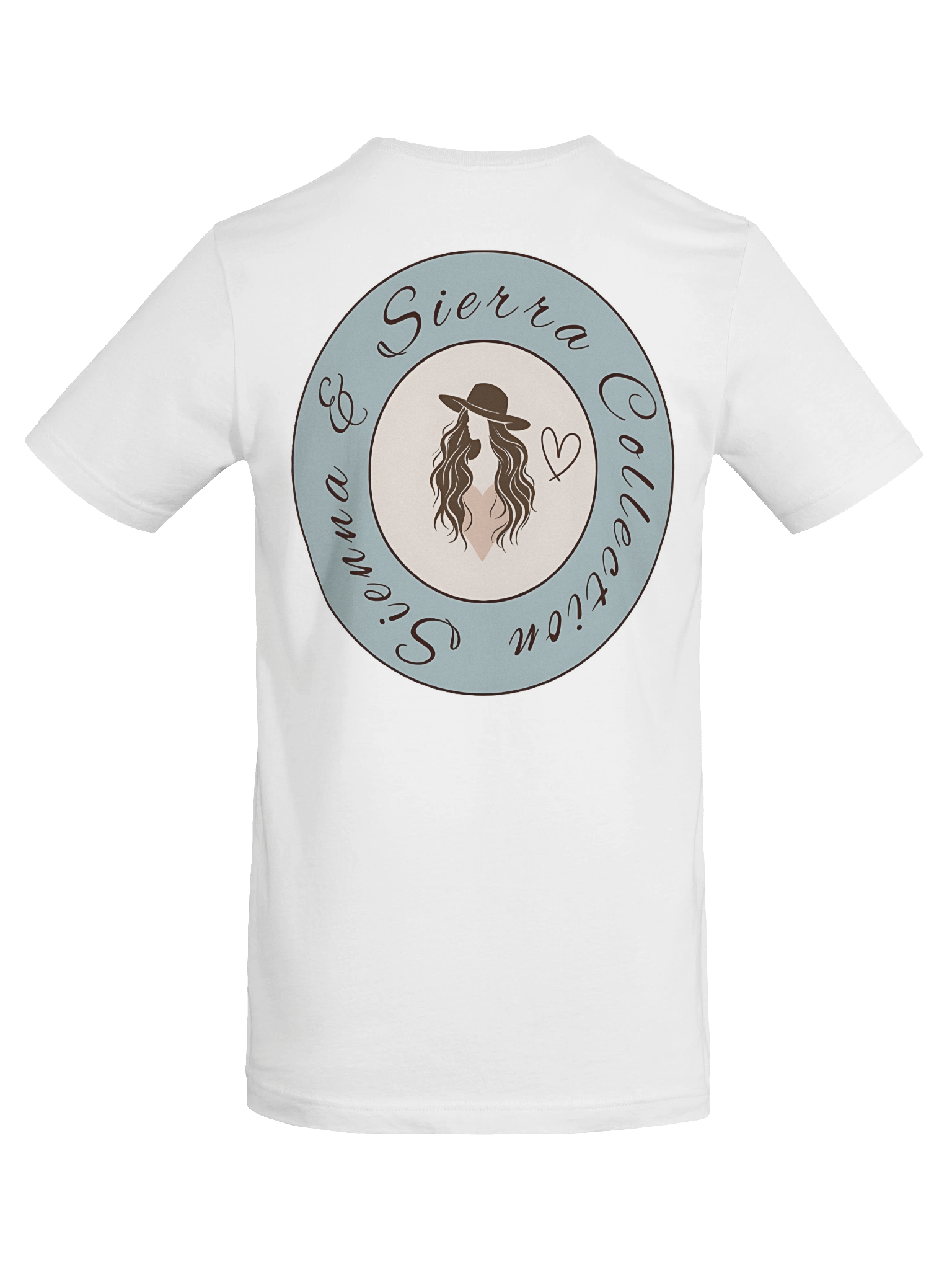 T-Shirt: Sienna & Sierra Collection T-Shirt – Branded (Dusty Blue) Wanderlust Style product image (10)